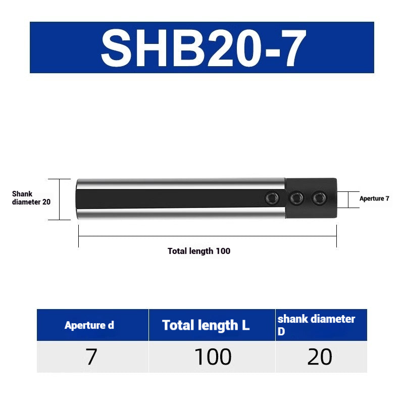 1130-MUR Small Bore Bore Cutter Small Bore Boring Bar Integral Tungsten Carbide SBUR6 90 Degree Flat Bottom Small Bore Bore Cutter Shandong Denso Pricision Tools Co.,Ltd.